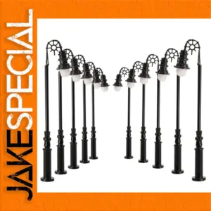 Vintage-Style Street Lamps for Model Layouts