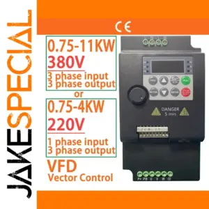 Versatile 380V/220V VFD Motor Controller 0.75-11KW