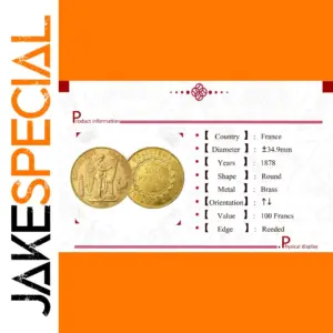 Antique Replica Coin 1878-1914 30mm Vintage Collectible