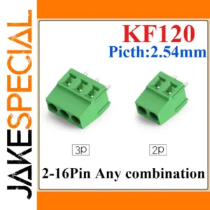 Green PCB Screw Terminal Block for Electronics