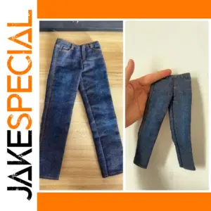 Realistic Blue Jeans for 1/6 Action Figures