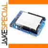 Blue Arduino Uno ProtoShield with Mini Breadboard