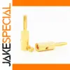 Gold-Plated Speaker Cable Banana Plugs (Set of 8)