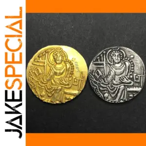 Mythology Pendant in Gold & Silver, 22.5mm