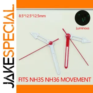 NH35/NH36 stainless steel luminous watch hands set