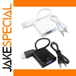 HDMI to VGA Adapter with Audio Support