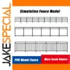 Miniature PVC Fence Model for Dioramas