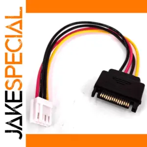 15-pin SATA to 4-pin FDD Power Cable