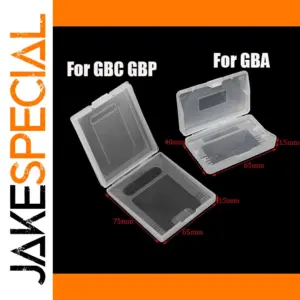 Clear GBA Cartridge Storage Case