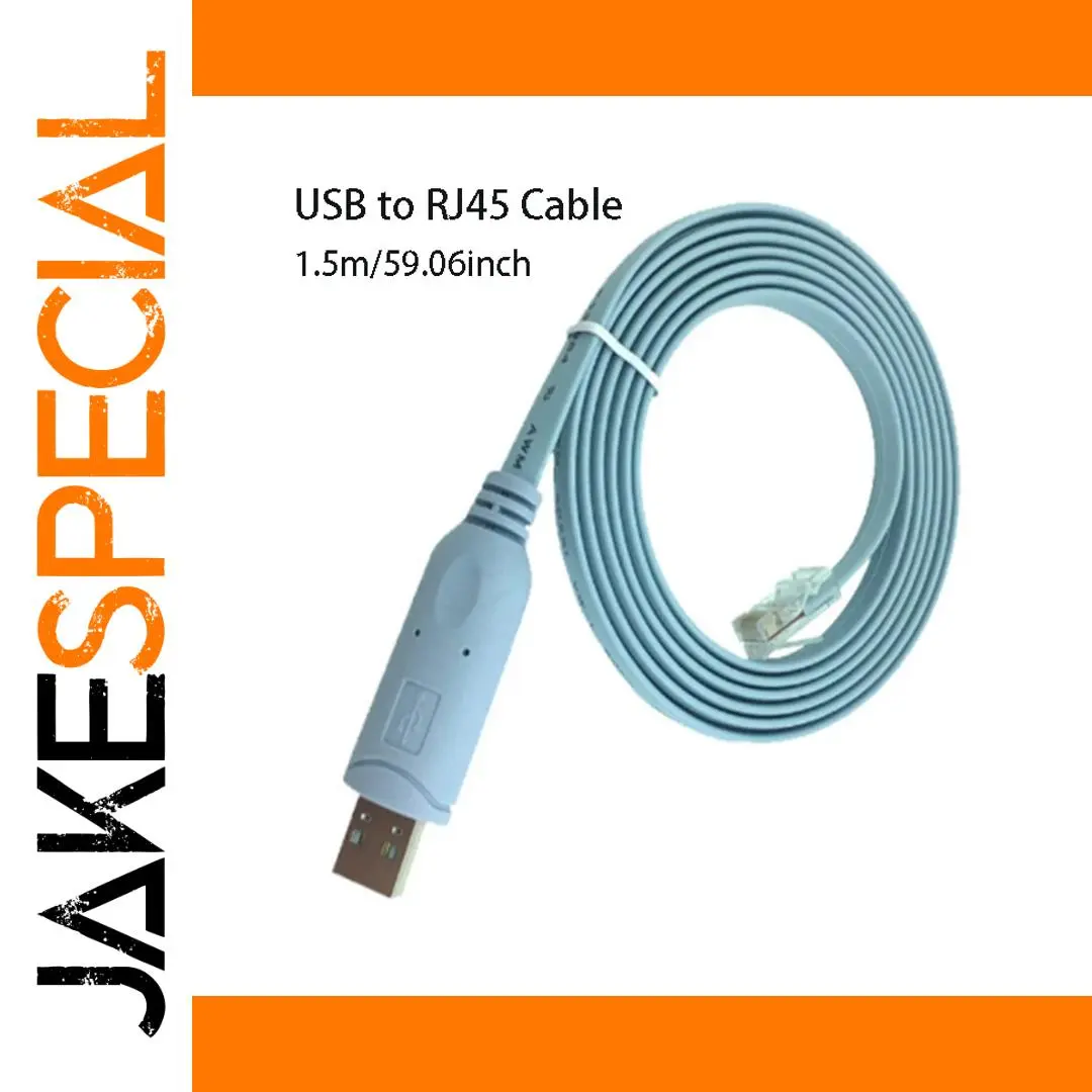 USB to RJ45 Console Cable for Networking 1 USB to RJ45 Console Cable for Networking