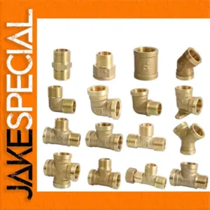 Brass Pipe Fitting Set 1/2 Inch BSP