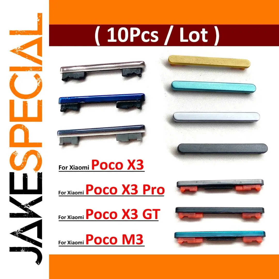 Xiaomi Poco X3/Pro/GT Replacement Side Buttons Set 1 Xiaomi Poco X3/Pro/GT Replacement Side Buttons Set