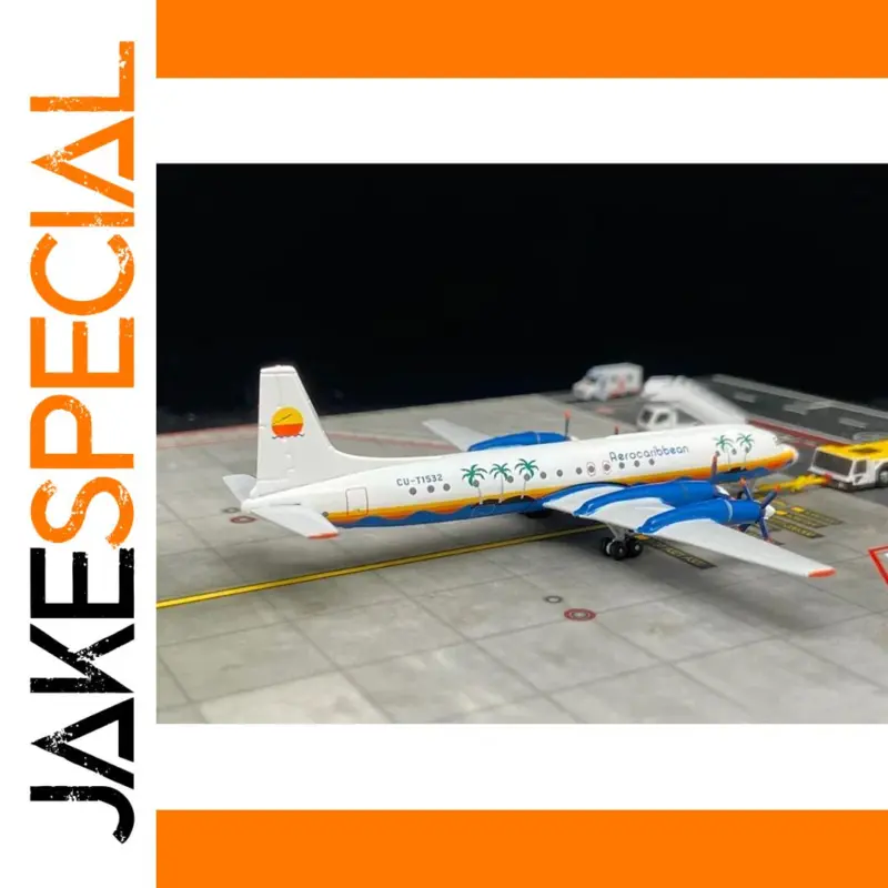 Vintage Aviation Elegance: The Aero Caribbean Ilyushin Il-18 Diecast Model 1 80e0dea899954954bd474c44 product image