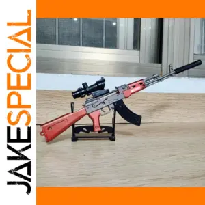 30cm Miniature Alloy AK47 Rifle Decor