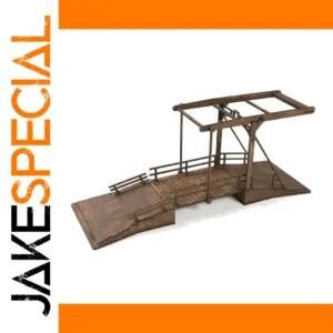 WWII European Drawbridge Miniature Model