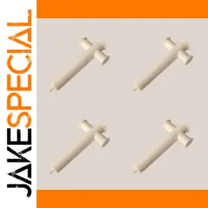 Cross-Shaped Resin Dock Bollards (Set of 4)