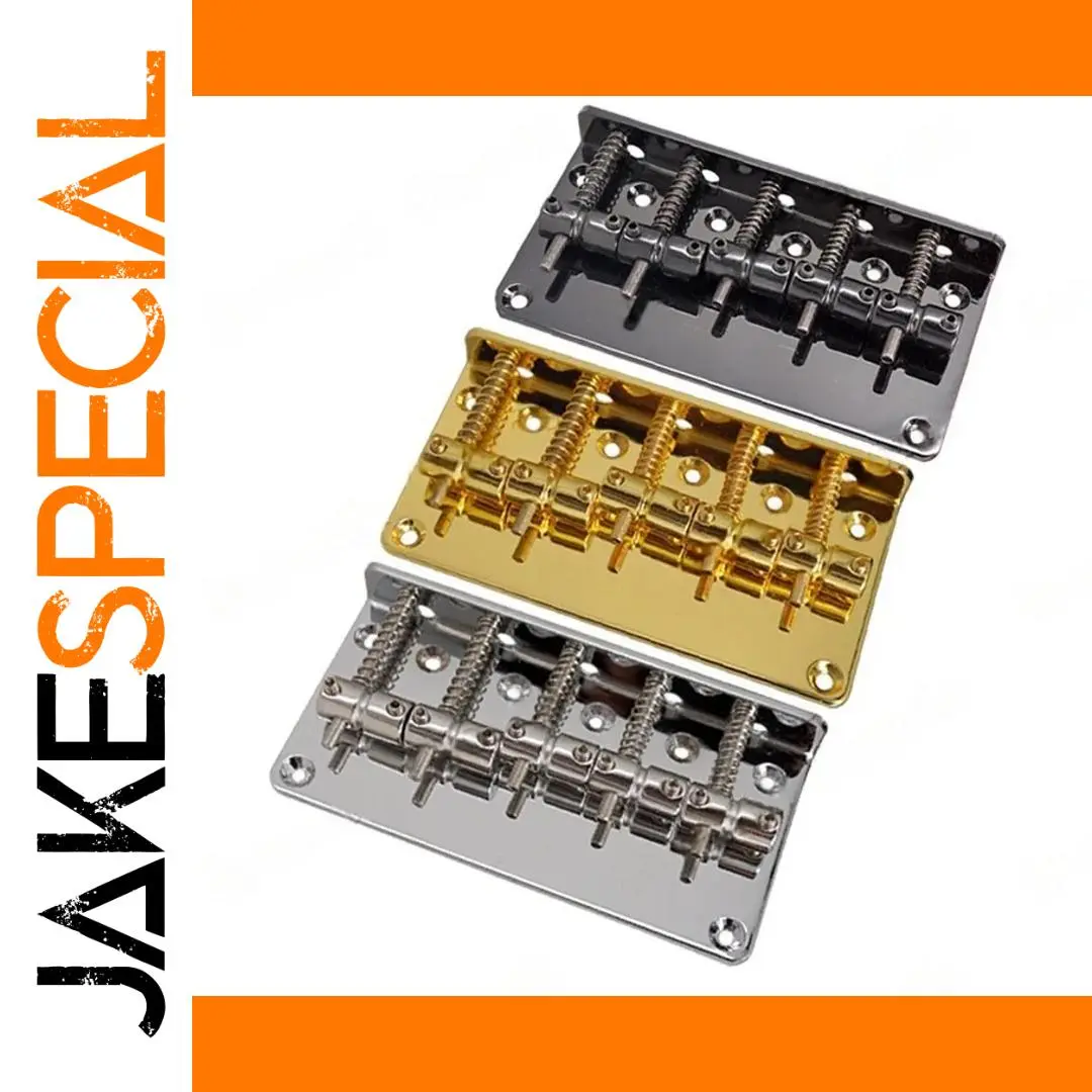 Five-String Electric Bass Bridge, 98mm Length 1 Five-String Electric Bass Bridge, 98mm Length