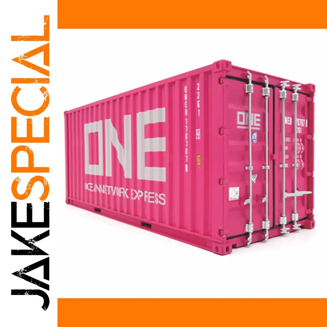 Vivid Pink 1/20 Scale Shipping Container Model 1 Vivid Pink 1/20 Scale Shipping Container Model