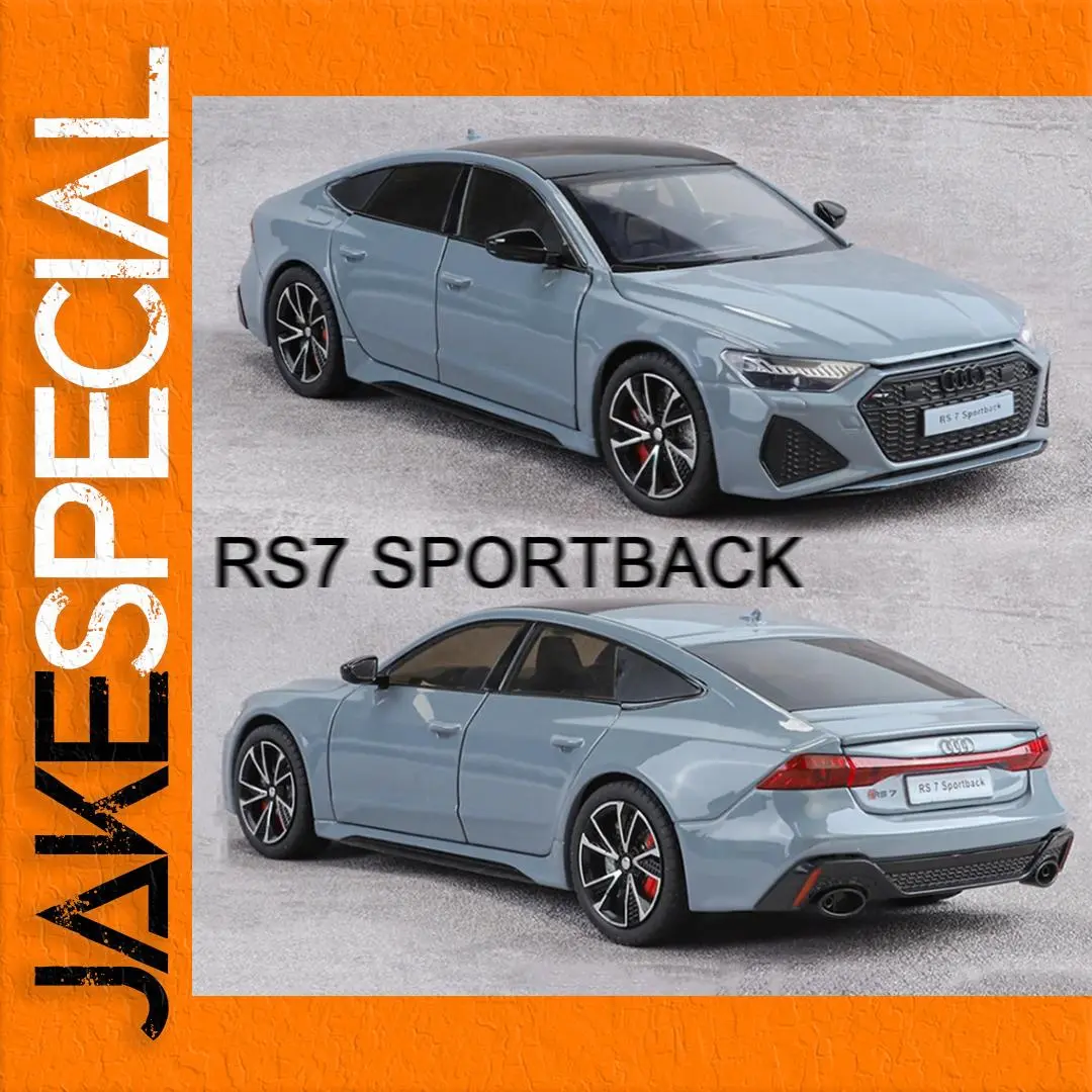 Audi RS7 Sportback Diecast Model 1:24 Scale 1 Audi RS7 Sportback Diecast Model 1:24 Scale