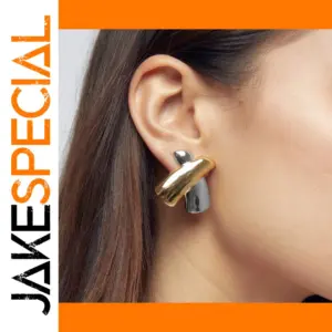 Stainless Steel Geometric Earrings JDE2405033