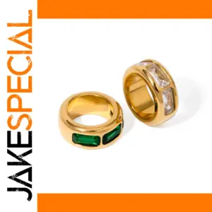 Bold Gold Stainless Steel Ring for Women