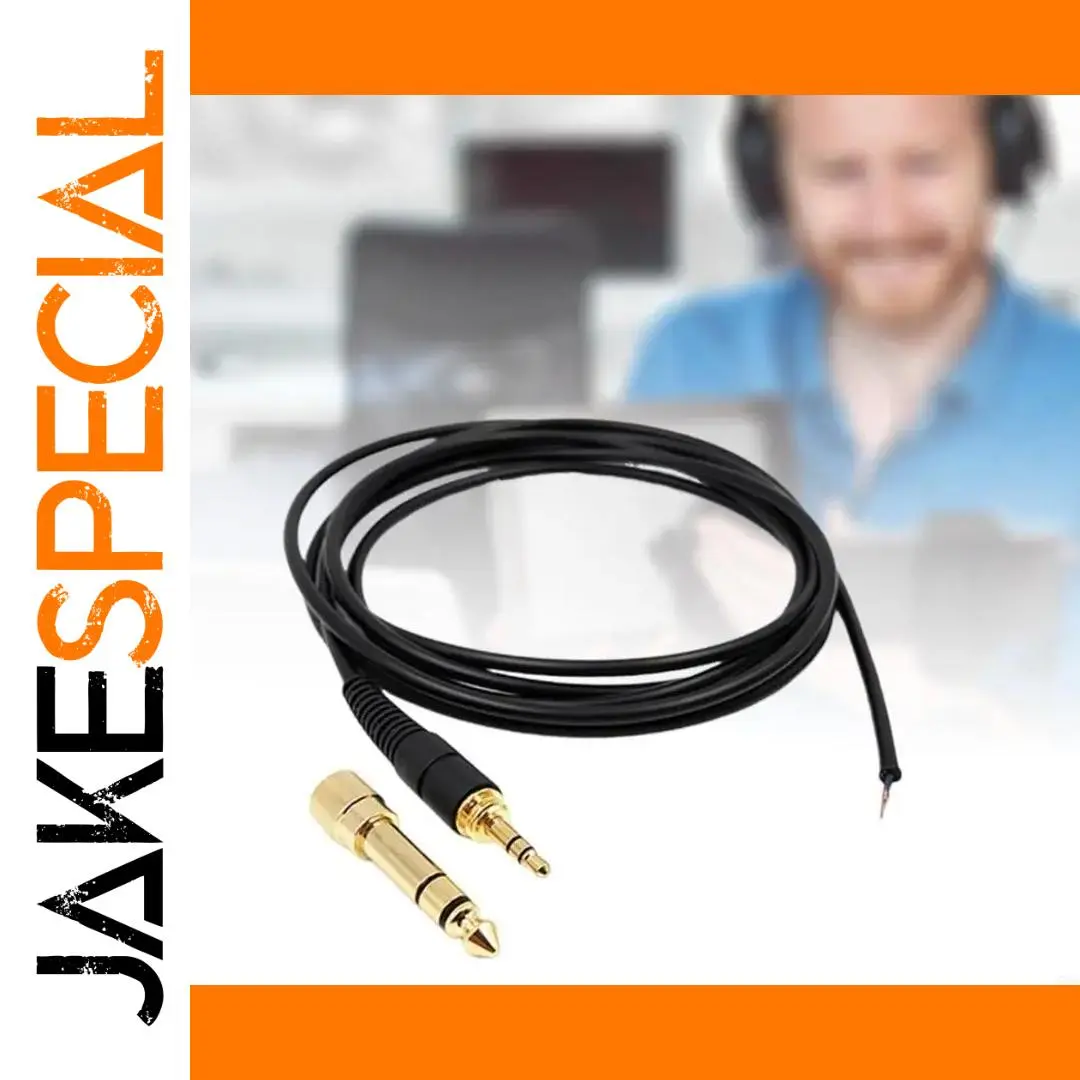 Premium Black 6.5mm Headphone Extension Cable 150/200/300cm 1 Premium Black 6.5mm Headphone Extension Cable 150/200/300cm