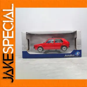 Vibrant Red 1:18 Scale Volkswagen Golf Model