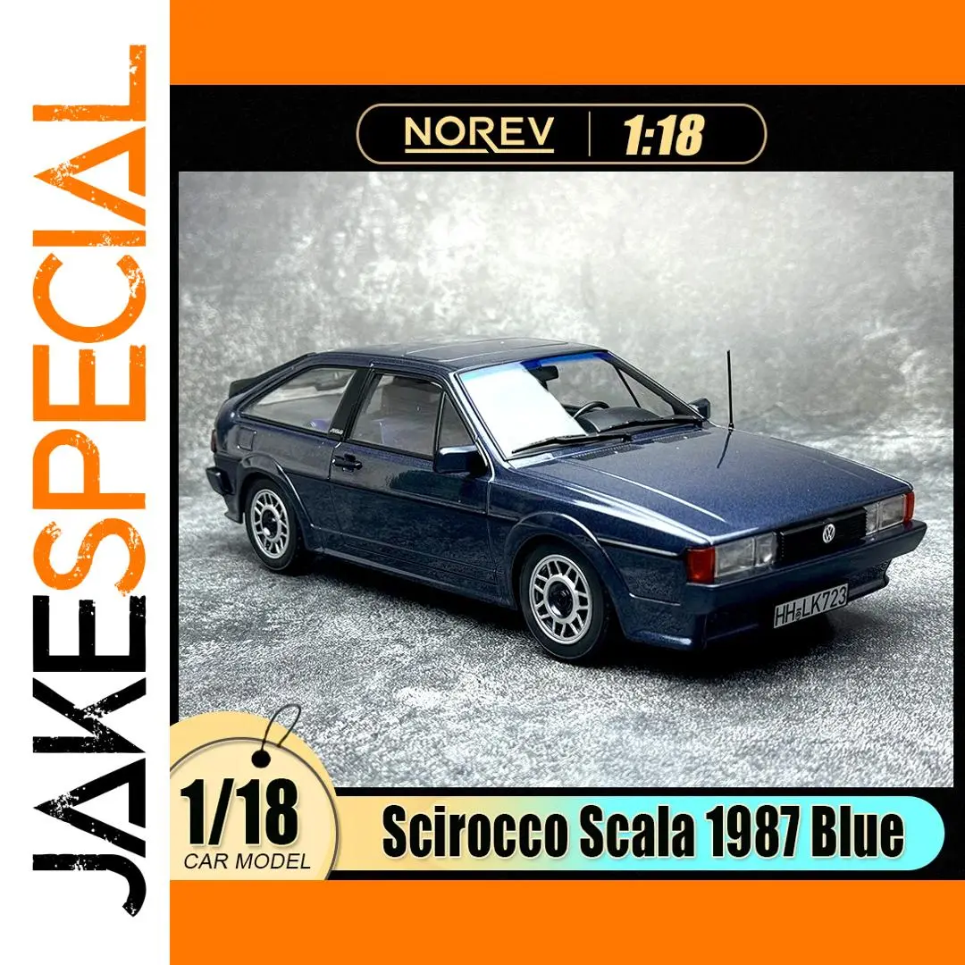 1987 VW Scirocco 1:18 Diecast Model Blue 1 1987 VW Scirocco 1:18 Diecast Model Blue