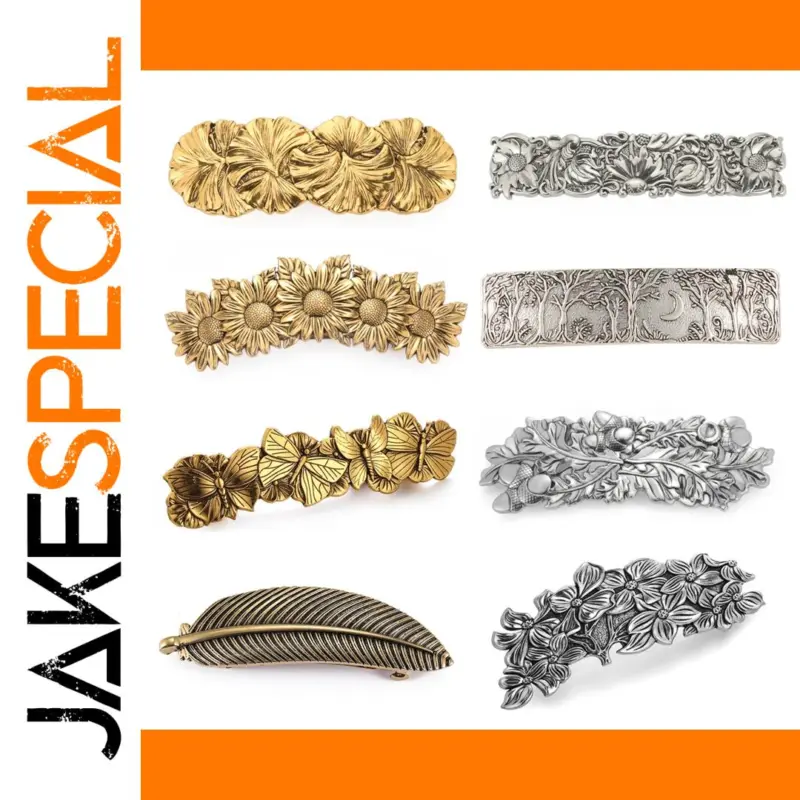 Timeless Elegance: The Vintage Ginkgo Silver Hair Clip for Women 1 829264f8de25462991ce72e0 product image