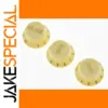 Vintage White Strat Knobs Set for Guitar