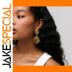 Stainless Steel Alma Drop Earrings Model JDEW2408022