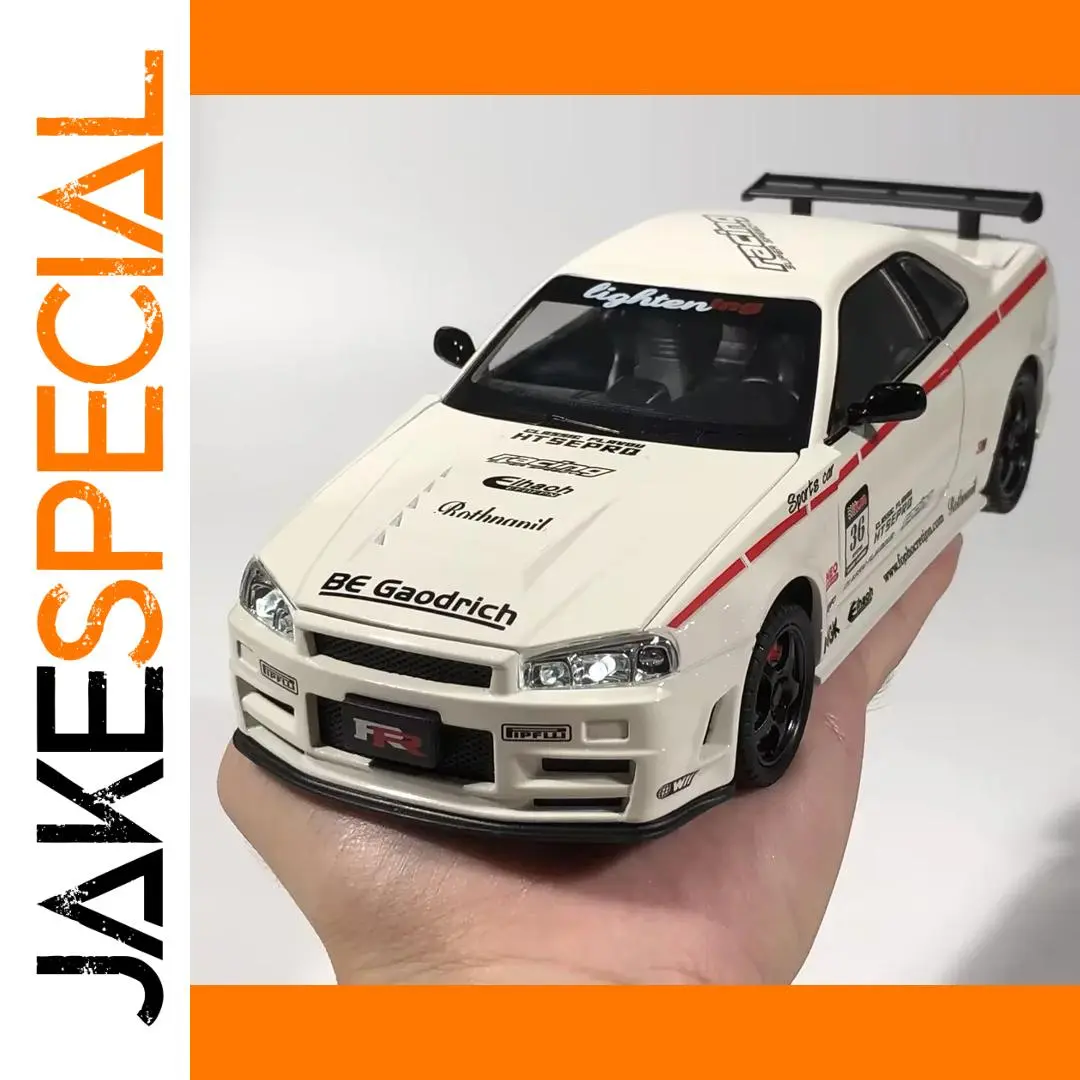 1:24 Nissan GTR R34 Skyline Diecast Model 1 1:24 Nissan GTR R34 Skyline Diecast Model