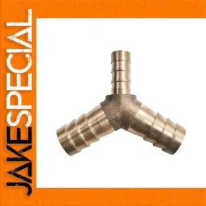 Brass Y-Shaped Hose Connector, 4-25mm