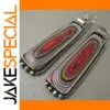 Vintage Boho Silver Geometric Earrings for Women