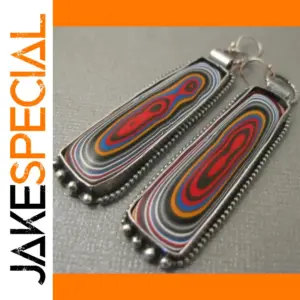 Vintage Boho Silver Geometric Earrings for Women