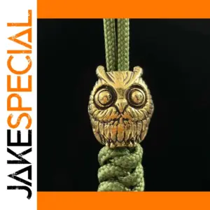 Brass Owl Bead for DIY Crafts
