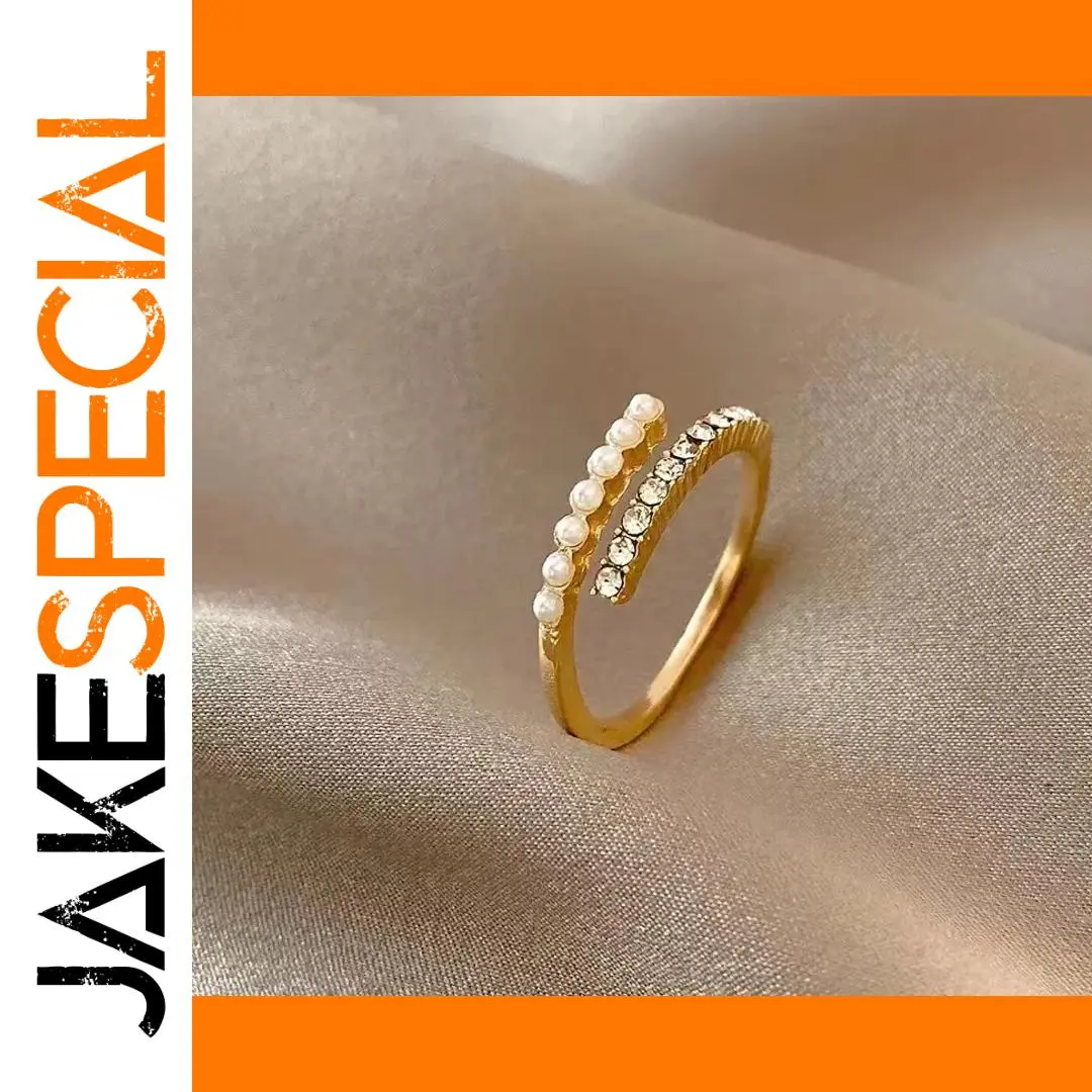 Elegant Women's Zircon Geometric Ring J030006 1 Elegant Women's Zircon Geometric Ring J030006