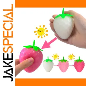 Color-Changing Strawberry Stress Squishy