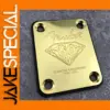 Gold Anniversary Guitar Neck Plate with Engravings