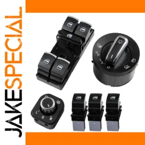Chrome Window Switch Set for VW & Skoda 2004-2015