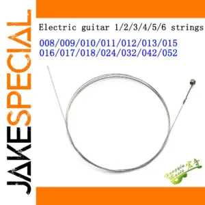 Nickel-Plated Guitar String Set for Electric and Acoustic Guitars