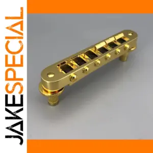 Gold Tune-O-Matic Guitar Bridge for Les Paul