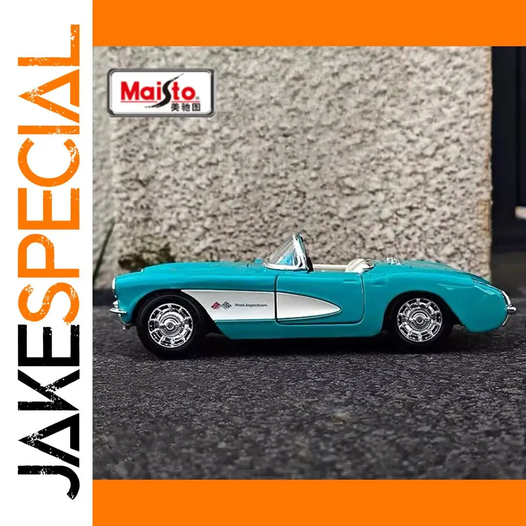 Maisto 1957 Chevrolet Corvette Diecast Model 1 Maisto 1957 Chevrolet Corvette Diecast Model