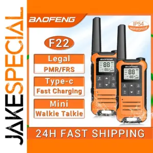 Baofeng F22 2W Walkie Talkie with NOAA