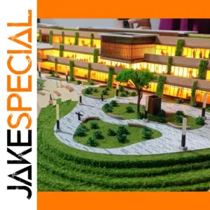 HO Scale Realistic Street Lamps for Dioramas