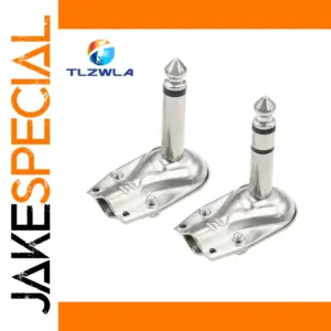 Right-Angle 6.35mm Audio Connector 14g