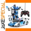 Transformable 1:18 RC Police Car & Robot