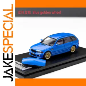 Vivid Blue BMW E46 Touring Diecast Model
