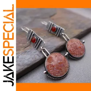 Vintage Ethnic Drop Earrings for Women