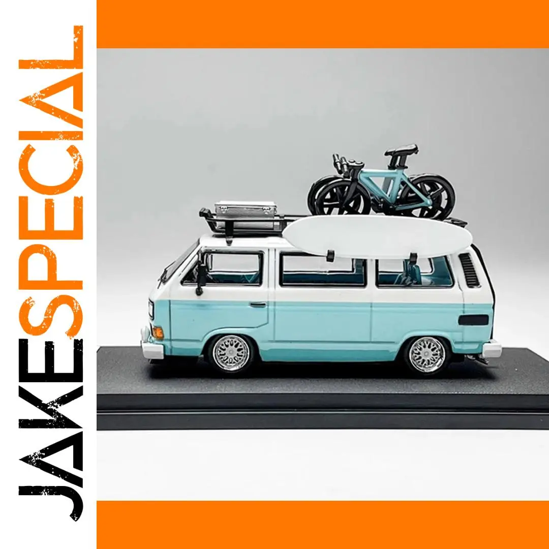 Vintage Volkswagen Camper Van Model by WELLY 1 Vintage Volkswagen Camper Van Model by WELLY